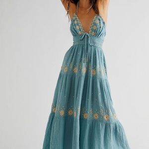 Free People Real Love Maxi in Ocean Mist XS SOLD OUT Worn Once
